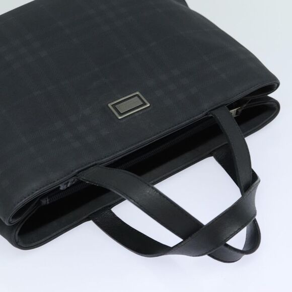 Burberry Nova Check Black Canvas Handbag (Pre-Owned) - Picture 4 of 16